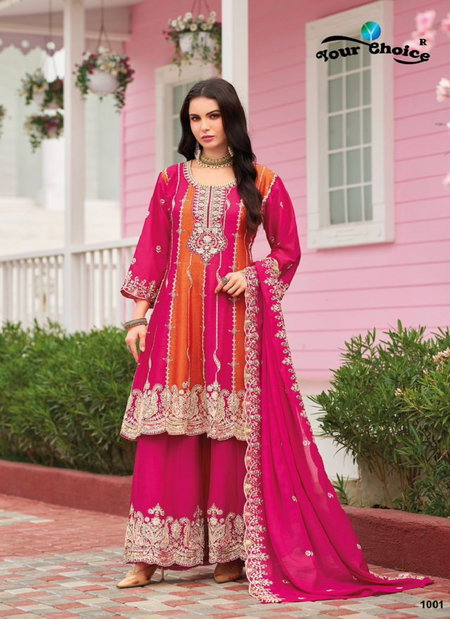 Orra Edit 3 By Your Choice Heavy Chinon Readymade Suits Bulk Orders In India